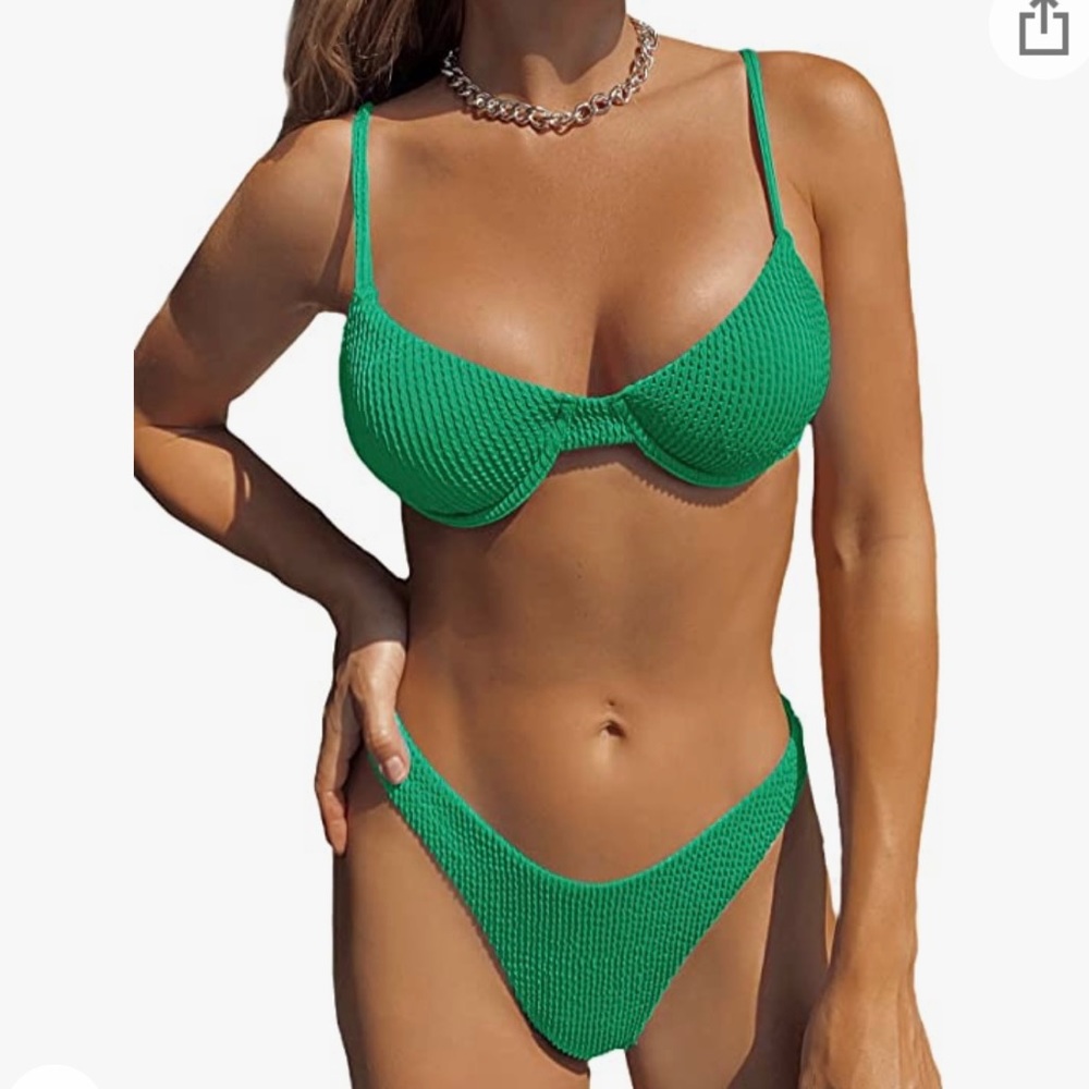 Green bikini